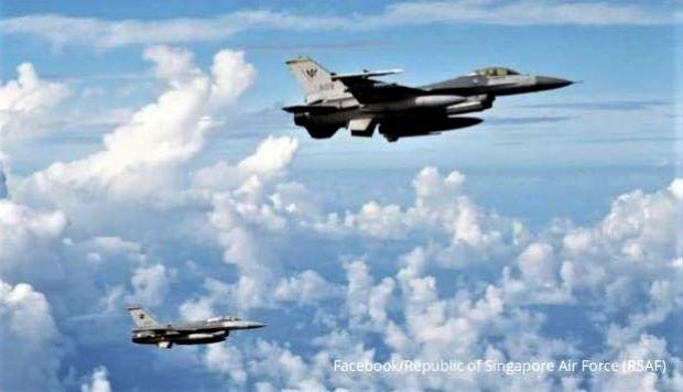 Dua Jet F-16 Singapura Cegat Helikopter Malaysia, Operasi Bandara Changi Sempat  Terganggu