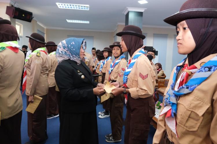 Kontingen Pramuka Kota Tanjungpinang Berangkat Menuju Raimuna Nasional XII 2023 dengan Semangat Tinggi