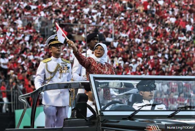 Perasaan Campur Aduk Halimah pada NDP Terakhirnya sebagai Presiden Singapura