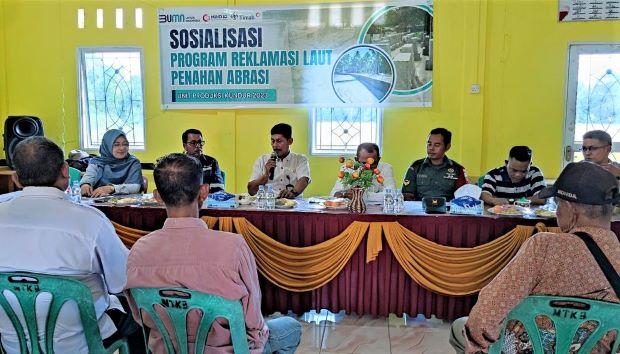 Rencana PT Timah, Pasang Tanggul Penahan Abrasi di Pantai Kundur