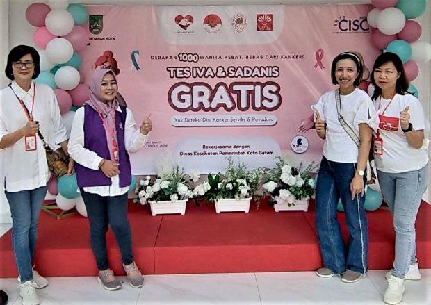 Gerakan 1000 Wanita Hebat: Pemeriksaan IVA dan SADANIS Gratis untuk Perempuan di Batam