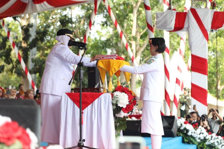 Merdeka! Pengibaran Sang Saka Merah Putih di Batam Berlangsung Khidmat