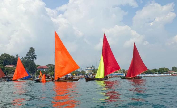 Meriahnya Perayaan HUT Ke-78 RI di Pulau Terluar Belakangpadang