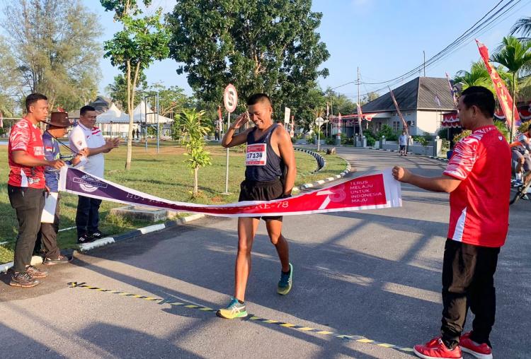 Kemeriahan Tanjunguban Run 8K dalam Peringatan HUT Kemerdekaan RI ke-78
