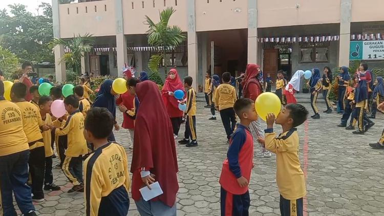 SDN 193 Pekanbaru Kombinasikan Semangat Kemerdekaan dengan Nilai-Nilai Pancasila