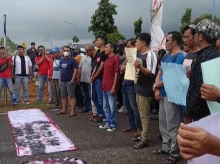 Protes Driver Taxi Maxim: Tuntutan Kenaikan Tarif di Tanjungpinang Dikawal Ketat Polresta