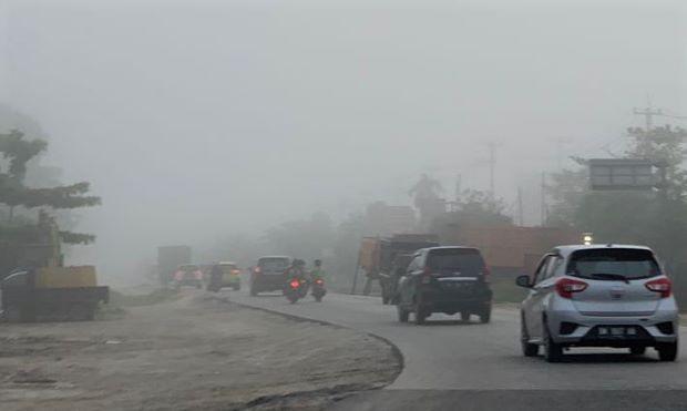 Info BMKG: Kabut Kembali Menyelimuti Pekanbaru Pagi Ini, Siang Berawan 