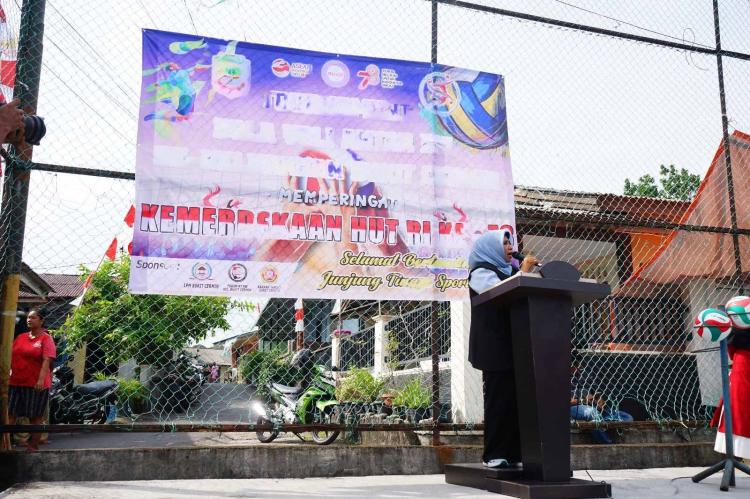 Turnamen Bola Voly Antar RW di Kelurahan Bukit Cermin: Meriahkan Perayaan HUT RI ke-78Â 
