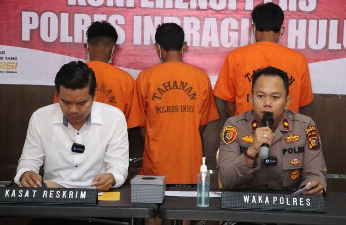 Dua Residivis Curanmor di Inhu Ditangkap Setelah Beraksi di 13 Lokasi