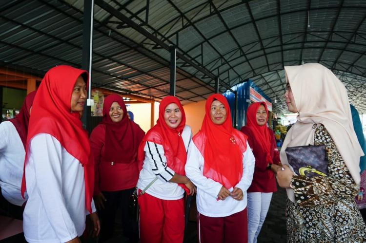 Senam Ceria dan Lomba Mewarnai Guru TK PAUD di Bintan Tingkatkan Kualitas Pendidikan