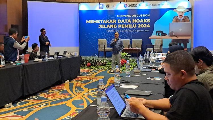 Kick Off Diskusi Bulanan Cekfakta: Memetakan Data Hoaks Jelang Pemilu 2024