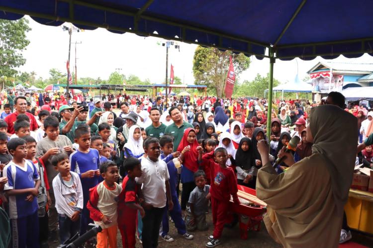 Peringatan HUT RI Ke-78 di Kelurahan Sei Lekop: Meriah dengan Senam Massal dan Perlombaan Seru!