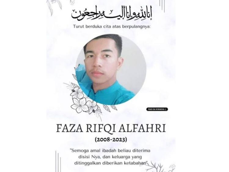 Siswa SMA N 1 Batam Meninggal Dunia Saat Beraktifitas Kemping di Sekolah