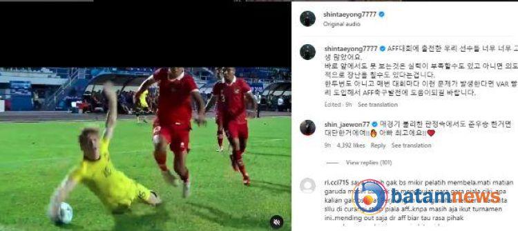 Shin Tae Yong Unggah Momen Merugikan Perjalanan Timnas Indonesia U-23 di Piala AFF 2023