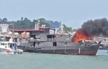 Kapal Barang Terbakar di Perairan Tanjungpinang: Penyebab dan Penanganan Kebakaran KM Batam Baru