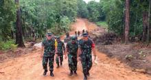 Tim Wasev Mabes TNI AD Awasi dan Evaluasi TMMD ke-117 di Pulau Buru Karimun