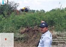 Polisi Temukan Alat Berat di Kawasan HPK Tanah Putih Rohil Riau Saat Pantau Karhutla