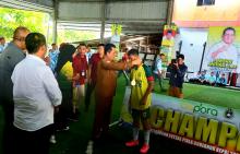 Gubernur Kepulauan Riau Ansar Ahmad Tutup Turnamen Futsal Piala Gubernur 2023 di Natuna