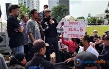 Pelaku Usaha Terdampak Pelebaran Jalan di Mega Legenda Batam, Demo: Kecewa Terhadap Janji Relokasi
