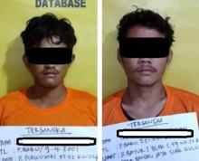 Dua Spesialis Pencurian Material Toko Bangunan di Pekanbaru Ditangkap Polsek Bukitraya