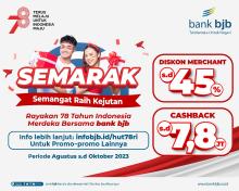 Semangat Kemerdekaan 78 Tahun Indonesia, bank bjb Banjir Promo 