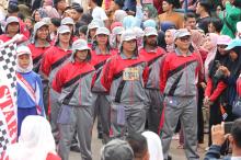 Semarakkan HUT RI ke-78: Pemerintah Kabupaten Bintan Gelar Gerak Jalan Tri Lomba Juang