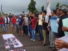 Protes Driver Taxi Maxim: Tuntutan Kenaikan Tarif di Tanjungpinang Dikawal Ketat Polresta