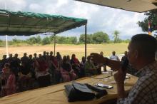 Reses di Desa Rejai, Warga Keluhkan Permasalahan Air Bersih ke Ketua DPRD Lingga