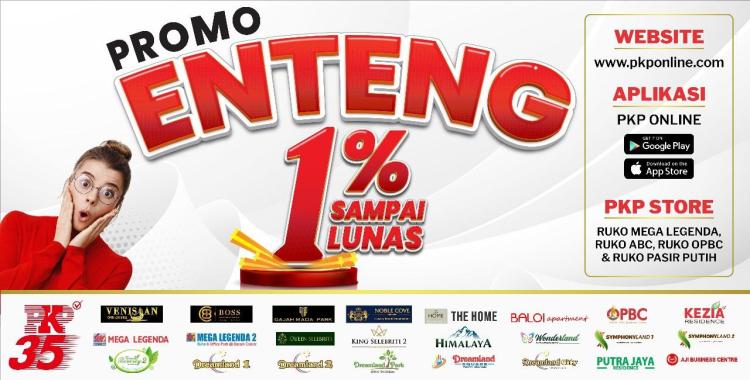 Bulan BER-BER! PKP Hadirkan PROMO ENTENG 1% Sampai Lunas