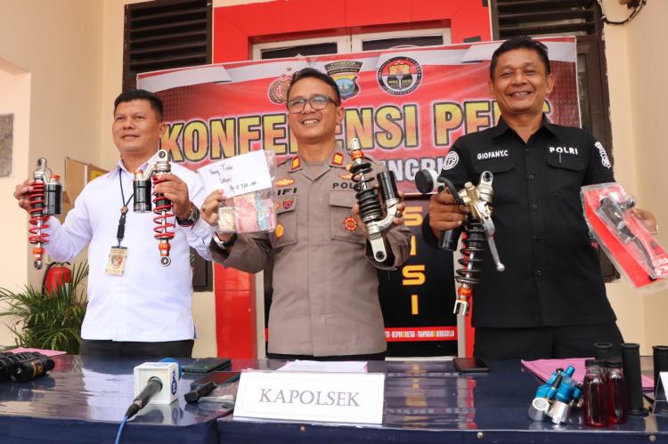 Polsek Tanjungpinang Timur Ungkap Kasus Pencurian Toko Sparepart, Kerugian Capai Rp 51 Juta