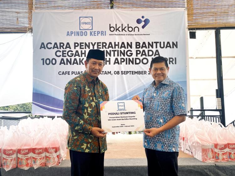 APINDO Kepri dan BKKBN Bersatu Lawan Stunting: 100 Anak Asuh Terima Bantuan