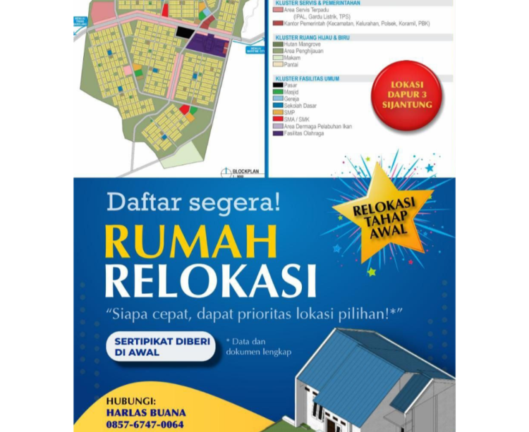 Daftar Lebih Awal, Warga Rempang Batam Dapat Prioritas Pilih Rumah Ganti