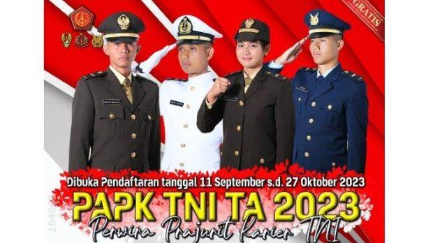 Pendaftaran Perwira Prajurit Karier TNI TA 2023 Kembali Dibuka: Ini Persyaratannya