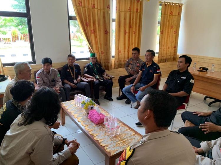 Polres Natuna dan Organisasi Mahasiswa Bersatu Jaga Keamanan Pemilu 2024