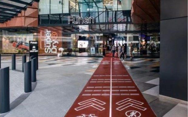 Mal Singapura Viral di TikTok karena Sediakan Jalur Sepeda yang Unik