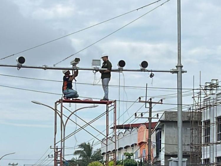 E-Tilang Terpasang di Batu 7 Tanjungpinang, Pengendara Wajib Patuhi Aturan Lalu LintasÂ 