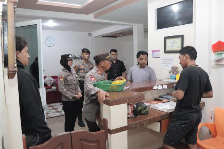 Operasi Pekat Seligi 2023: Polres Lingga Razia Sejumlah Hotel dan Penginapan
