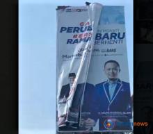Kecewa atas Manuver Politik, Demokrat Riau Copot Baleho Anies Baswedan bersama AHY
