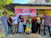 Selebgram Karimun Cinthiara Yunisa Rayakan HUT Ke-78 RI di Meral Karimun
