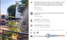 Pipa Air Bocor di Botania 1 di Batam: Netizen Komentari dengan Humor 