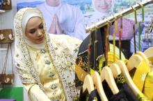 Pesona Tudung Manto dalam Pameran Kerajinan Nusantara Kriyanusa 2023