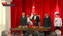 Tharman Shanmugaratnam Resmi Dilantik sebagai Presiden Singapura Kesembilan