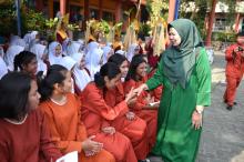 Program Air Minum Sehat Resmi Diluncurkan dalam Kampanye Sekolah Sehat di SMA N 1 Bintan Timur