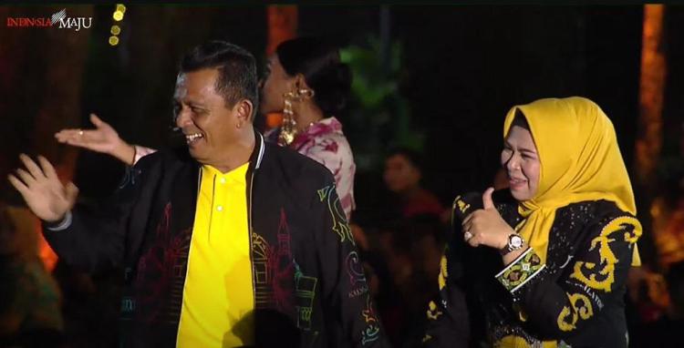 Gubernur Kepri Ansar Ahmad dan Istri Memeriahkan 