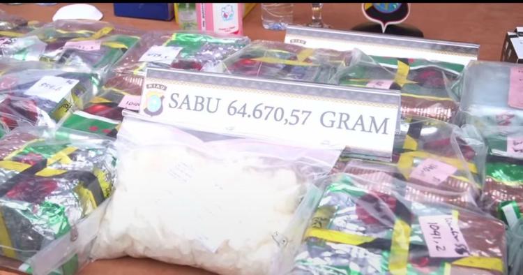 64,6 Kilogram Sabu Diduga dari Malaysia Berhasil Disita di RiauÂ 