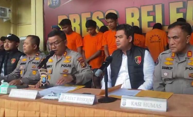 Geng Begal di Pekanbaru Ditangkap, Enam Pelajar Terlibat dalam Tindak Kejahatan