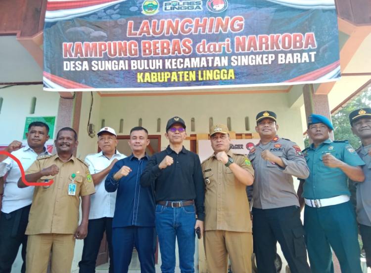 Pesan Bupati Nizar saat Hadiri Launching Kampung Bebas dari Narkoba di Sungai Buluh Bareng Wawako Batam