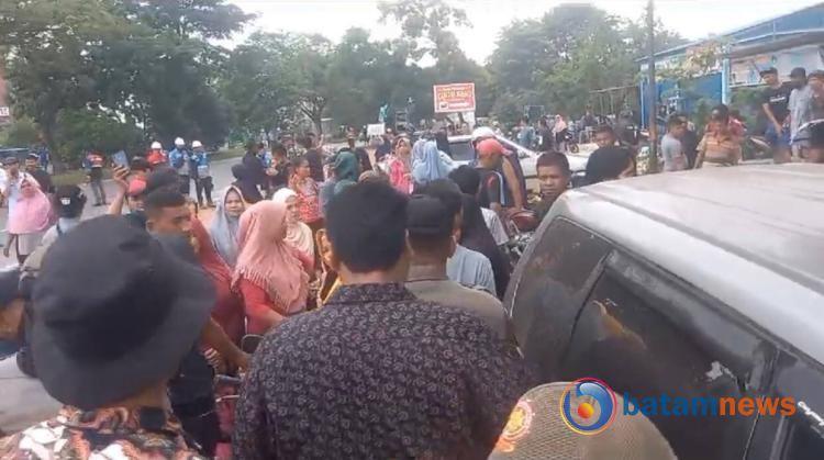 Penggusuran Ruli Kampung Pelita Batam Ricuh, Lalu Lintas Macet