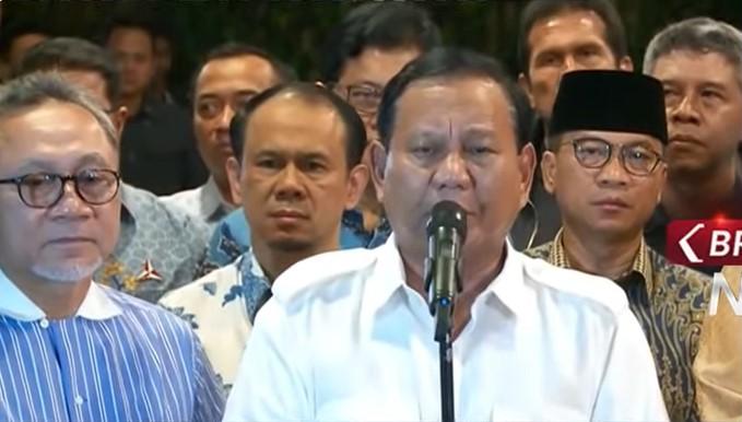 Prabowo Subianto Resmi Mengumumkan Gibran Rakabuming Raka Sebagai Cawapres Pendampingnya