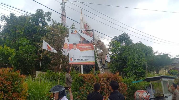 Bawaslu Karimun Mulai Tertibkan Alat Peraga Sosialisasi Caleg Jelang Penetapan DCT